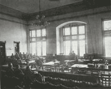 Inside the District Courtroom, second floor.